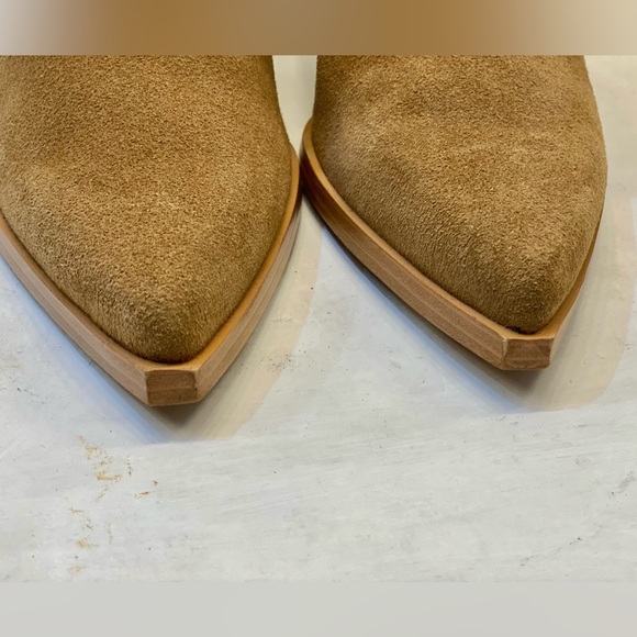 Marc Fisher LTD Oshay women suede leather ankles boots Size 7.5M excellent shape - Picture 5 of 10